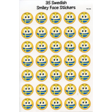 Smiley Face Stickers - Sweden